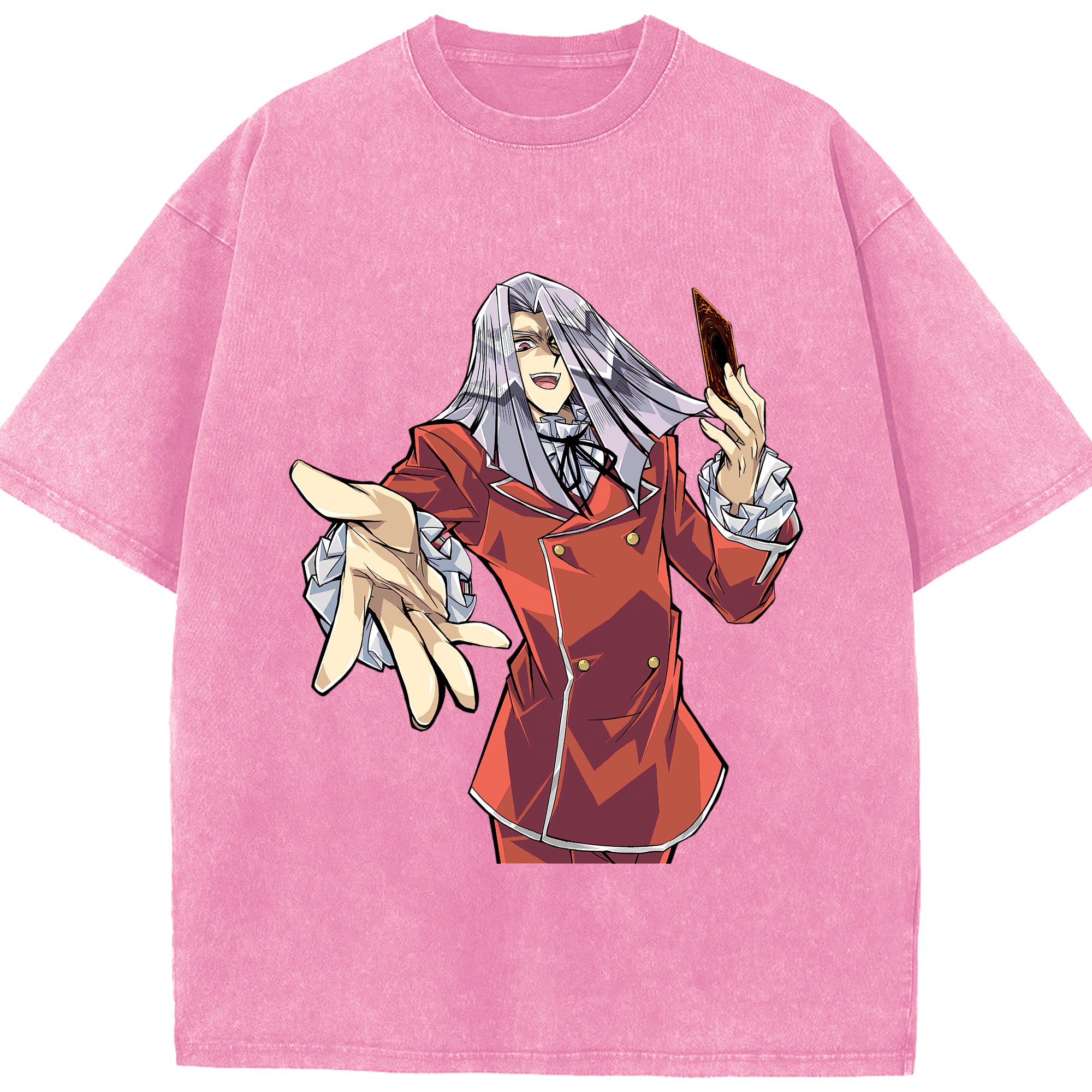 （画像用） 遊☆戯☆王 Yu-Gi-Oh! 綿100% ヴィンテージ風 半袖Tシャツ（フロントプリント）